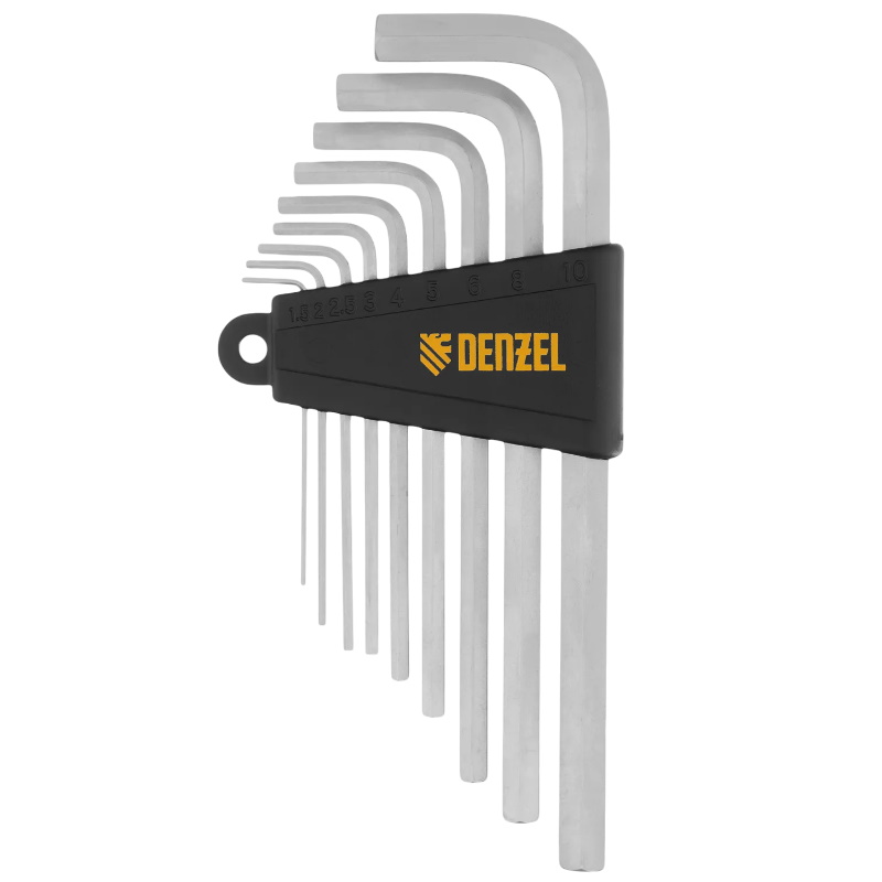 Набор инструментов Denzel 15803, 1/2", 1/4", CrV, S2, пластиковый кейс, 100 предметов в Твери