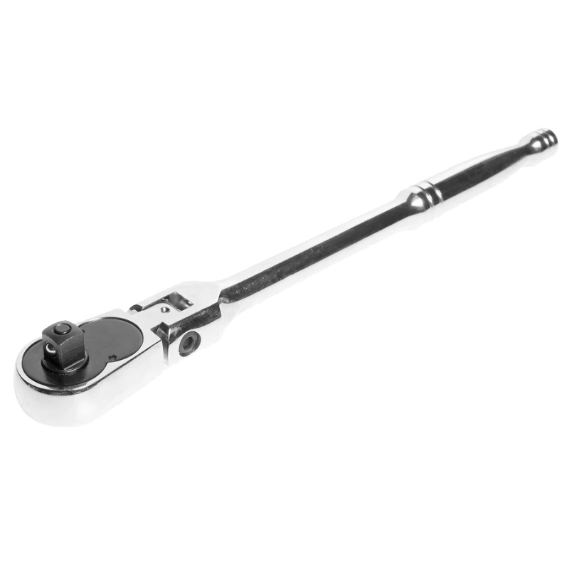 Трещотка JTC JTC-3013, 3/8", 45-зубцовая, на шарнире с фиксацией, с металлической рукояткой, длина 265 мм в Кинешме