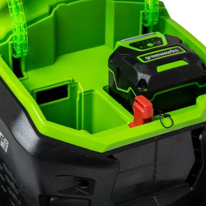 Газонокосилка аккумуляторная Greenworks GD40LM46SP 2506807UH, 40В, 46см, самоходная, бесщеточная, c 1хАКБ 8 Ач и ЗУ в Рыбинске