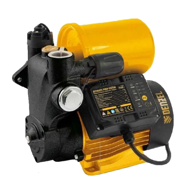 Насосная станция Denzel PS500C 97249, 500 Вт, напор 35 м, 2200 л/ч, ресивер 2 л, блок управления в Костроме