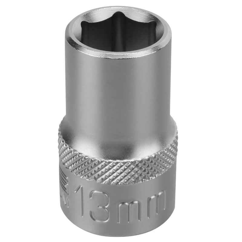 Головка торцевая Stels 13824, 13 мм, шестигранная, CrV, под квадрат 1/2"  в Муроме