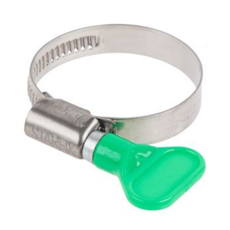 Хомут червячный с ключом бабочка Starfix SM-57127-50 25-40 мм нержсталь W2 50 шт в пакете 832₽