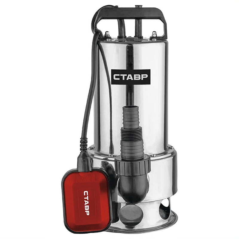 Насос погружной дренажный Ставр НПД-1100МГВ 4610264000874 1100Вт 250лмин напор 9м давление 07бар 6451₽