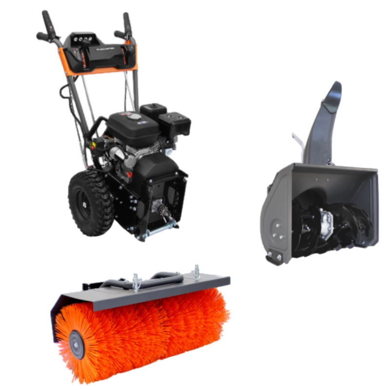 Подметальная машина бензиновая Villartec SW7080E (SW7080E + Насадка снегоуборщик) в Иваново