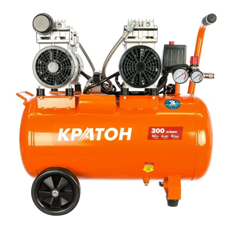 Компрессор с прямой передачей безмасляный Кратон AC-300-50-OFS