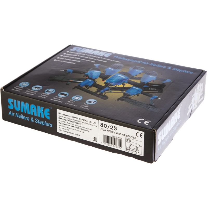 Степлер пневматический Sumake 80/25, давление 7 бар в Кинешме