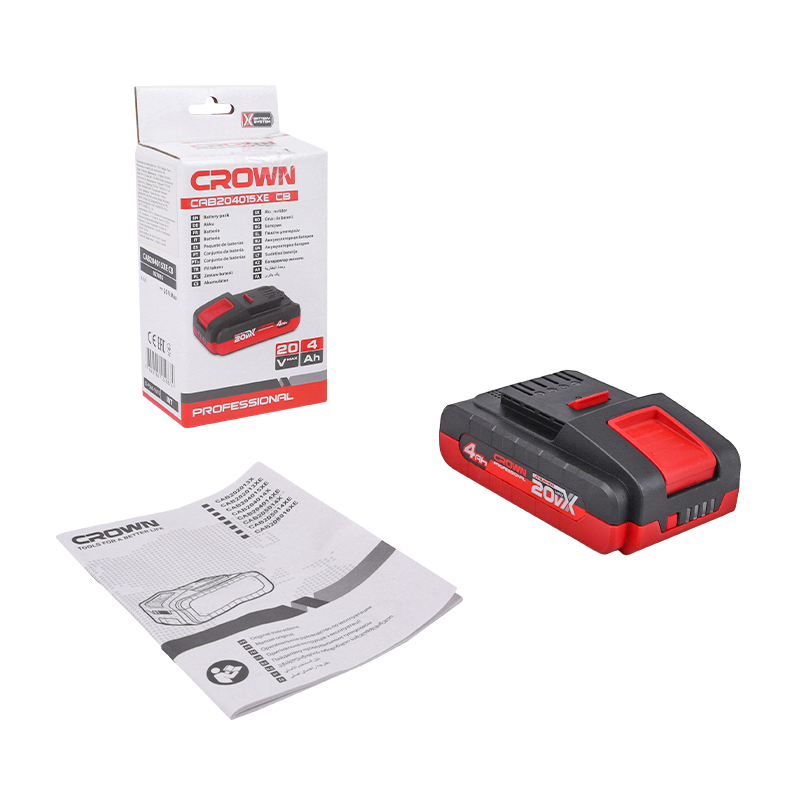 Аккумулятор Crown CAB204015XE CB (Платформа B3+, 20В 4.0Ач, ячейки 21700, индикатор заряда) в Туле