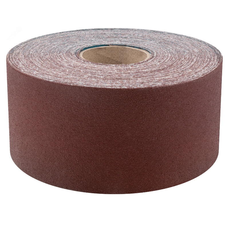 Рулон шлифовальный на тканевой основе Fit 38073 алюминий-оксидный абразивный слой 115 мм х 50 м Р 60 3948₽