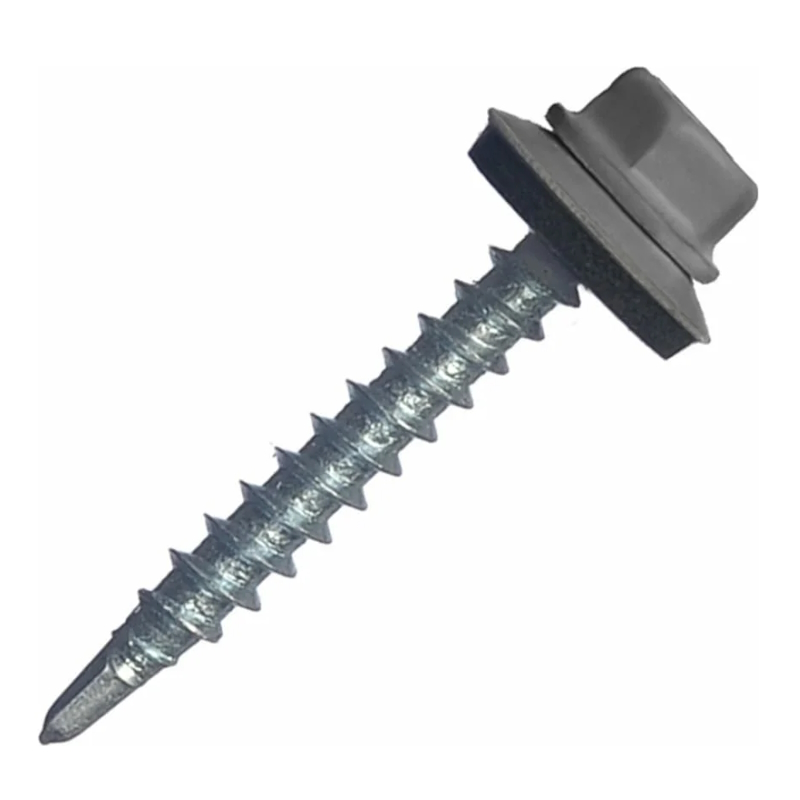 Саморез кровельный Starfix SMP2-32744-30 48х70 мм цинк шайба с прокл PT1 RAL 7004 30 шт в пласт конт 208₽
