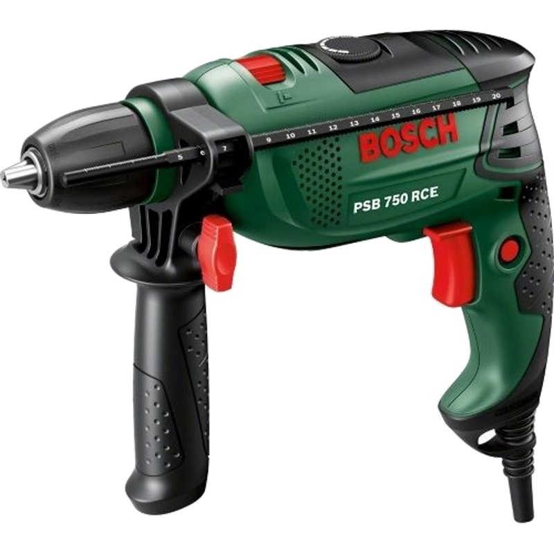 Дрель ударная Bosch PSB 750 RCE 0.603.128.520, 750 Вт в Кинешме