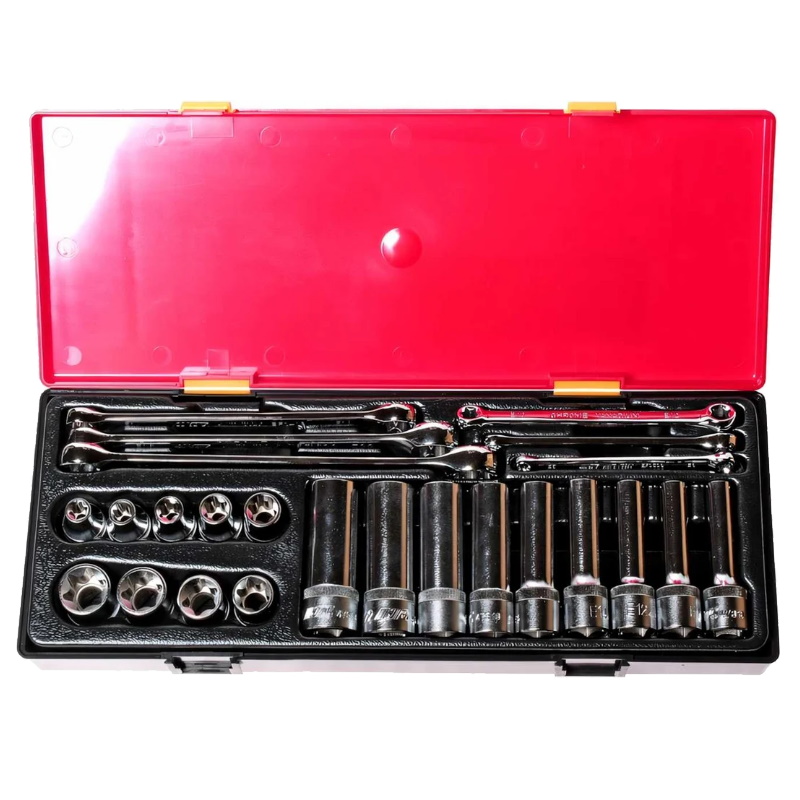Набор инструментов JTC JTC-K4241, TORX (ключи Е6-Е24, головки Е10-Е24) в кейсе 24 предмета в Костроме