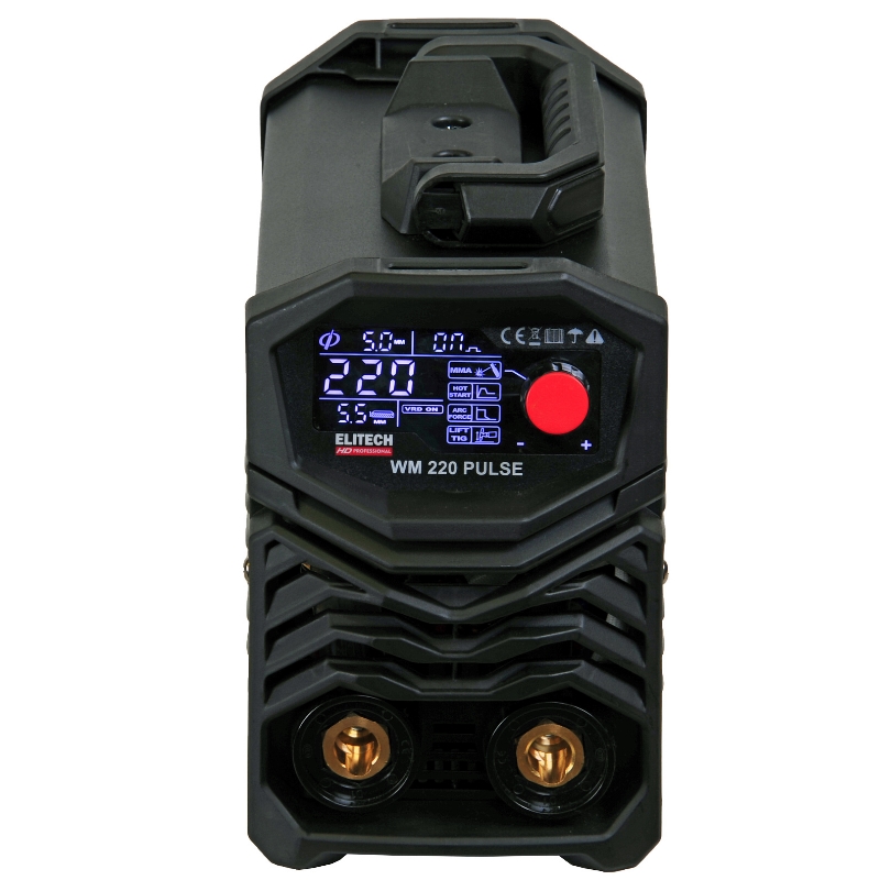 Инвертор MMA Elitech HD WM 220 PULSE 208032, НАКС,импульс,110-275В,7.5кВт,10-220А