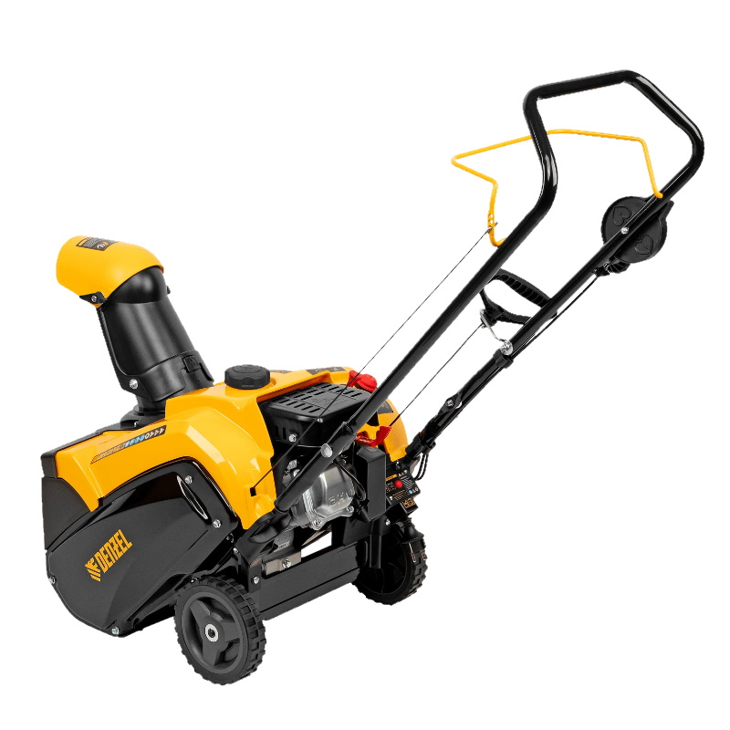 Бензиновая снегоуборочная машина Denzel SB 460 E 97649, шнек SnowCrusher в Рыбинске
