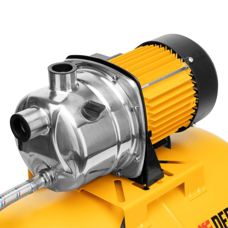 Насосная станция Denzel PSL1100X 97311, 1100 Вт, 3600 л/ч, ресивер 50 л, подъем 45 м, нержавейка в Кинешме
