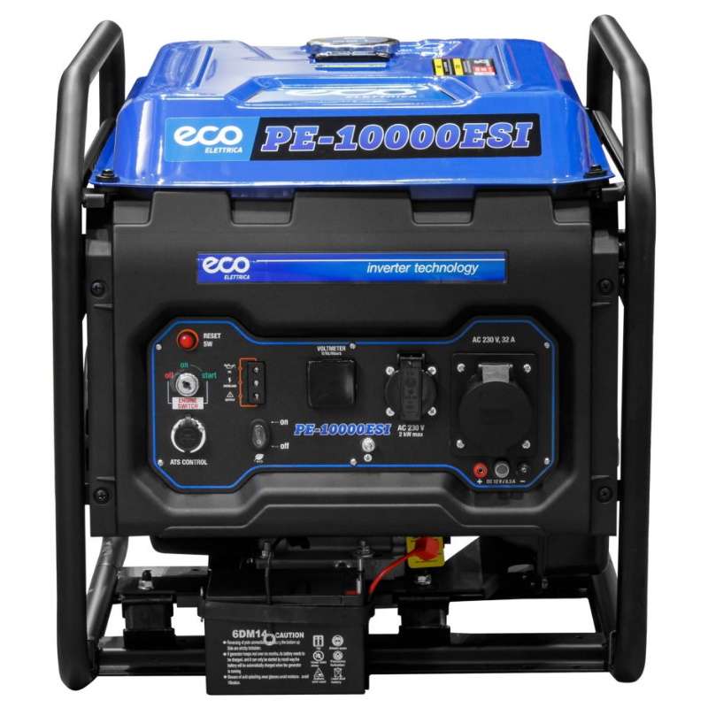 Электростанция (генератор инверторный бензиновый) Eco PE-10000ESI EC1710-3