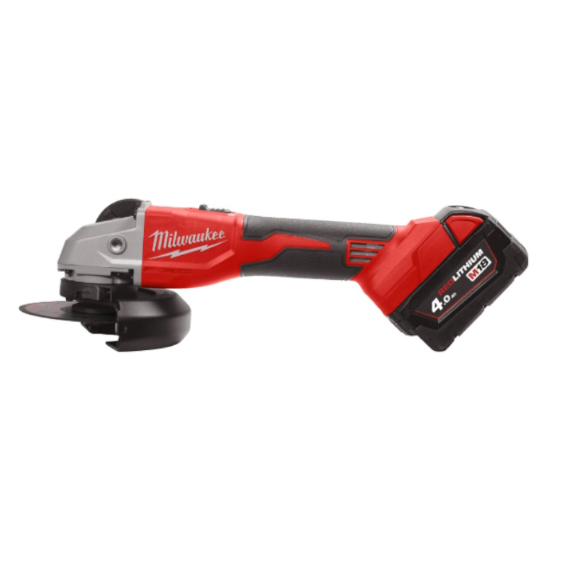 Угловая шлифмашина (болгарка) аккумуляторная Milwaukee M18 BLSAG125X-402X 4933492644, 125 мм, 18 В, в кейсе в Твери