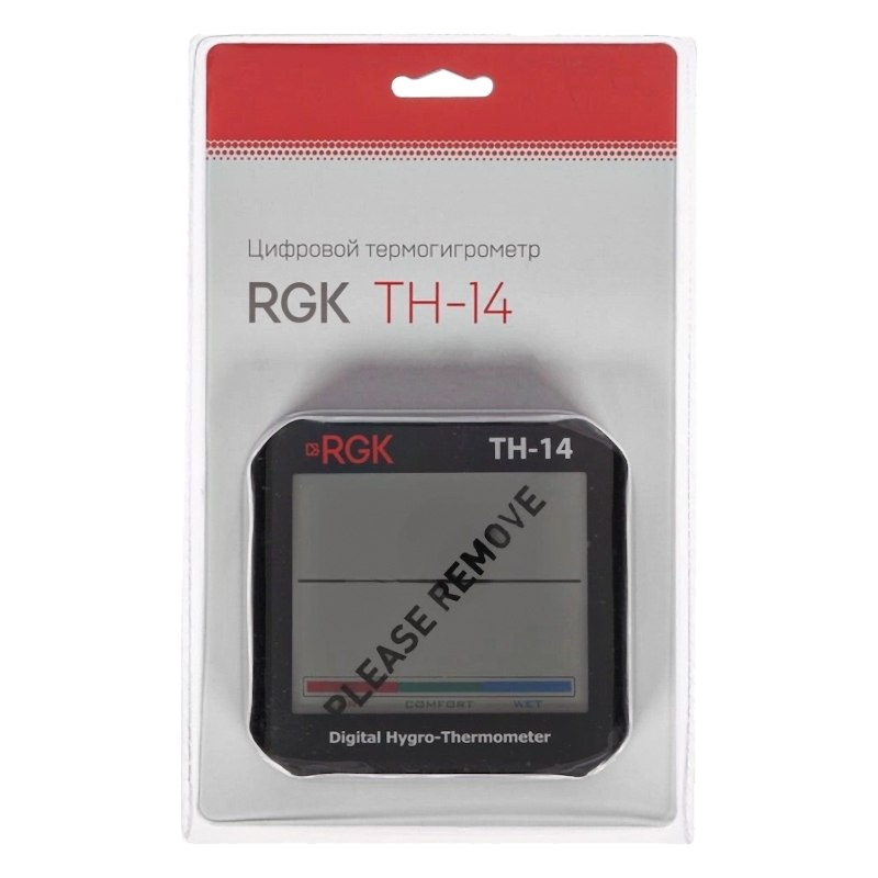 Термогигрометр Rgk TH-14, 778602, с поверкой