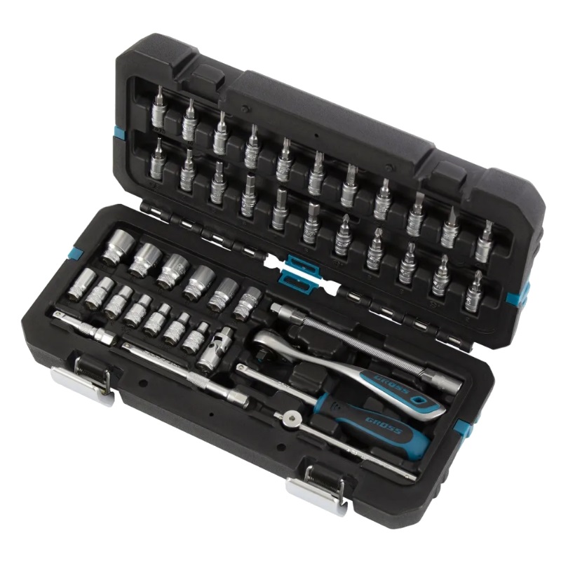 Набор инструментов Gross 14146 (1/4", CrV, 120 зубьев, 42 предмета) в Твери