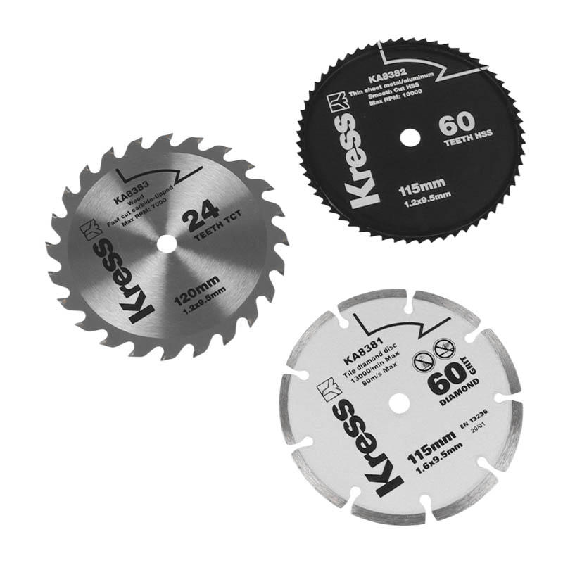 Дисковая пила Kress KU436P 710Вт, 120мм, кейс