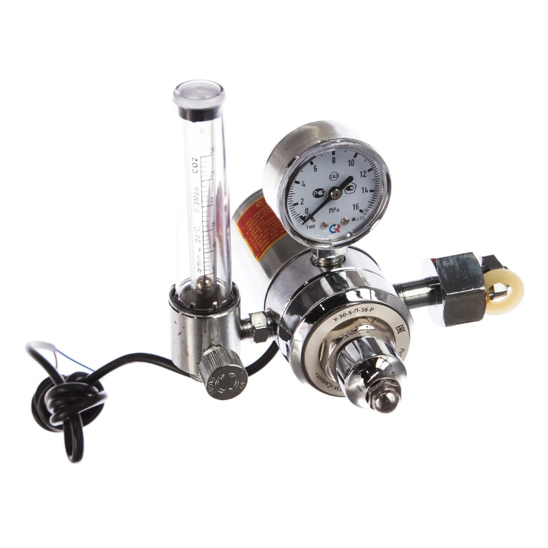 Регулятор углекислотный Сварог У-30-5-П-36-Р 1C008-0117 CO2 36V 00000099435 манометр с поверкой 4370₽