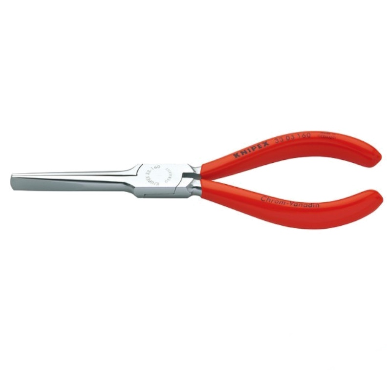 Плоскогубцы Утконосы Knipex KN-3303160 губки 3х9х55 мм длина 160 мм хром обливные ручки 7069₽