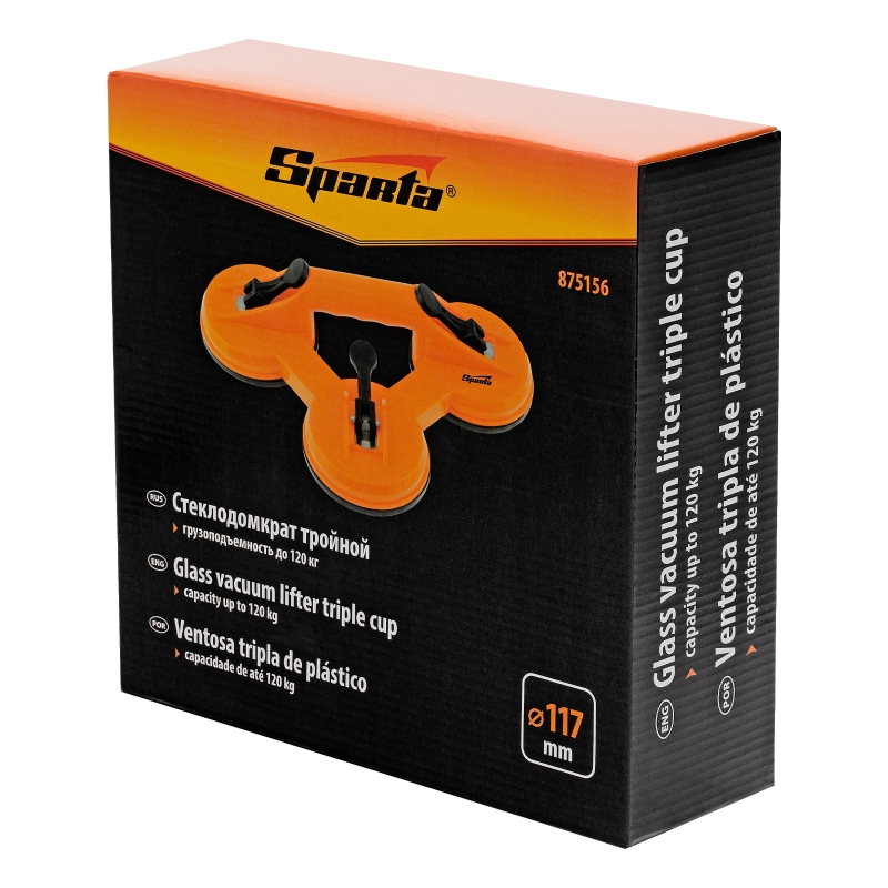 Стеклодомкрат Sparta 875156 тройной, пластиковый в Туле