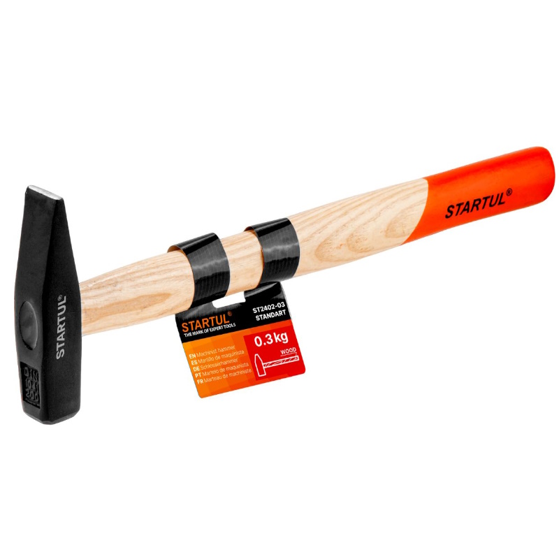 Молоток Startul STANDART ST2402-03 03кг с деревянной рукояткой 278₽