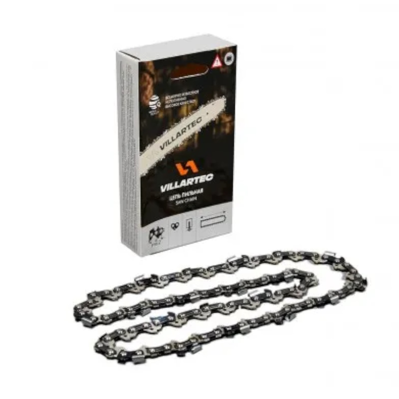 Цепь Villartec 90PM 261006100050, 50 звена, 3/8'P, 1.1, 14' в Переславле