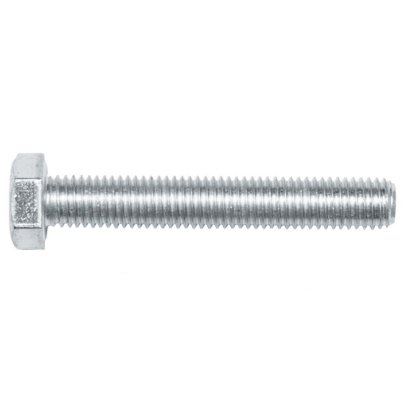 Болт Starfix SM-72587-5, М8х20 мм, шестигранный, цинк, класс прочности 8.8, DIN 933, 5 кг