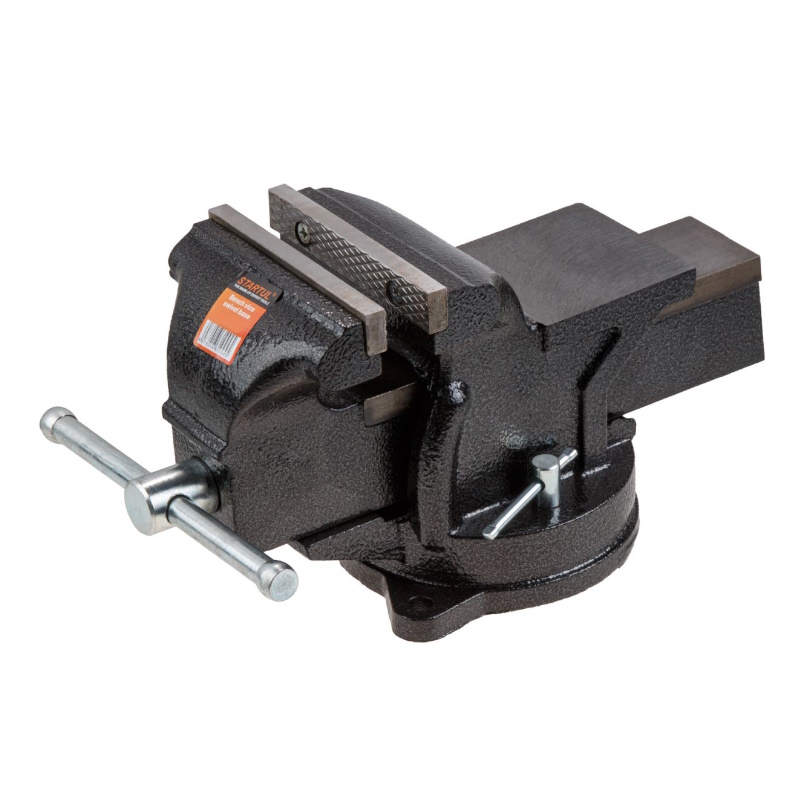 Тиски Startul PROFI ST9600-125 ST9600-125 125 мм слесарные поворотные 4830₽