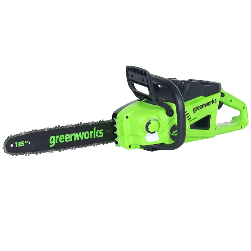 Цепная пила аккумуляторная Greenworks GD40CS20X 2008807UH, 40В, 40 см, 2000 Вт, бесщеточная, c 1хАКБ 8 Ач и ЗУ в Иваново