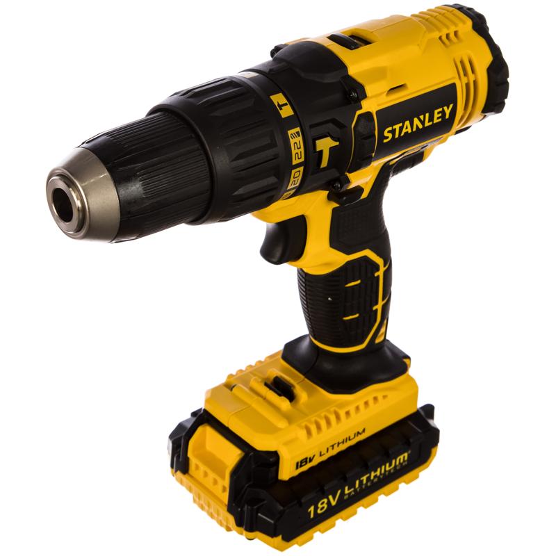 Аккумуляторная ударная дрель-шуруповерт Stanley SCH201D2K в Иваново