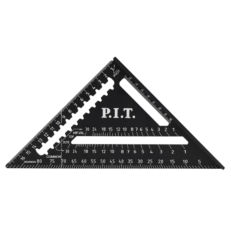 Угольник Свенсона PIT HSQR04-0180A метрический кровельный 180 мм 566₽