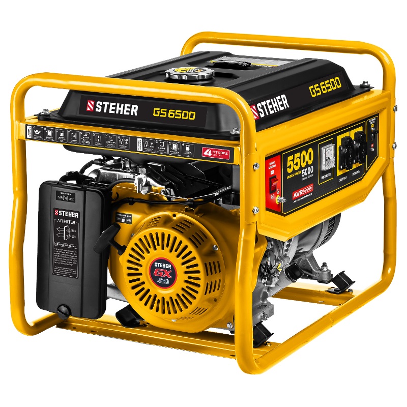 Бензиновый генератор Steher GS-6500