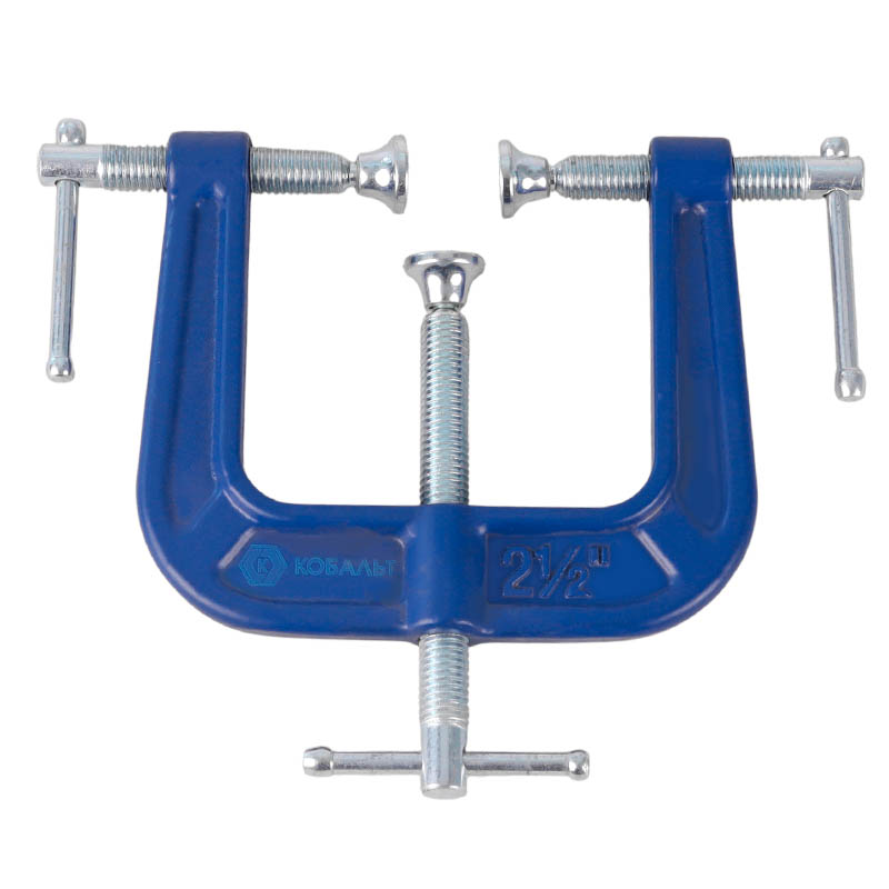 Кромочная струбцина Кобальт 63 мм 248-863 594₽