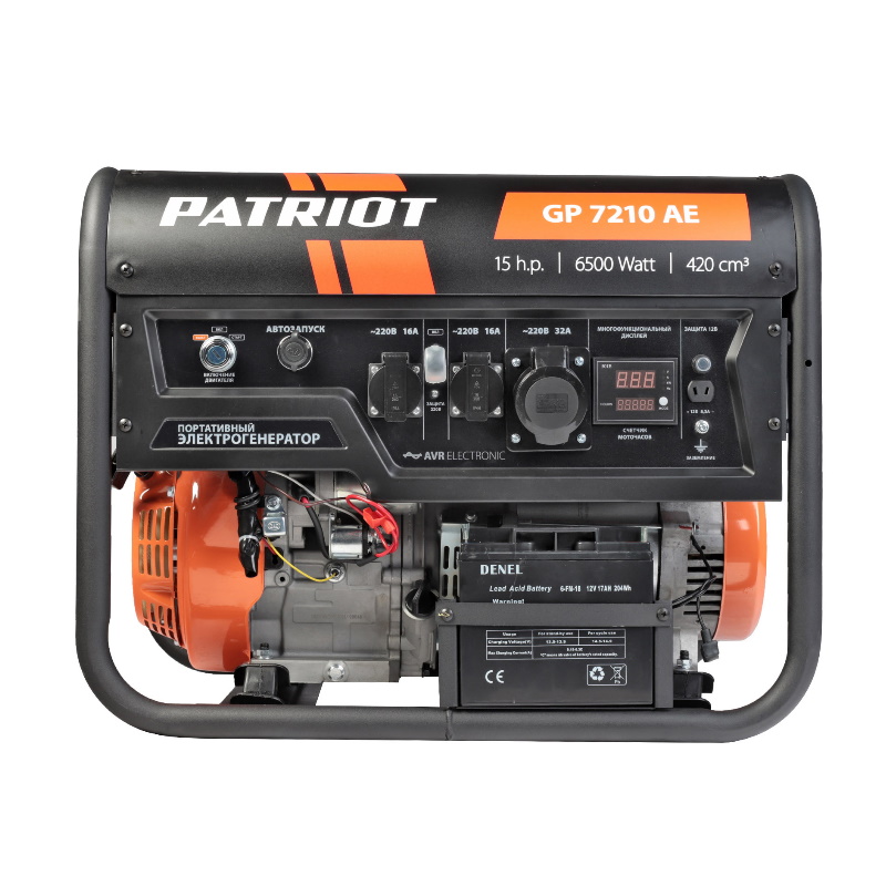 Бензиновый генератор Patriot GP 7210 AE, 474101590 в Иваново