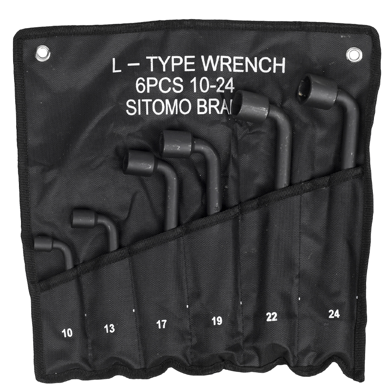 Набор ключей торцевых изогнутых Sitomo 76023 6 шт 10-24 1846₽