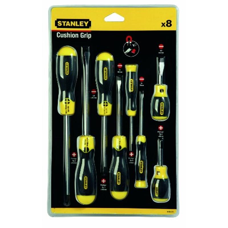 Набор отверток Stanley CushionGrip 065011 (вес, 0.58 кг, 8 предметов; тип ph, sl) в Костроме