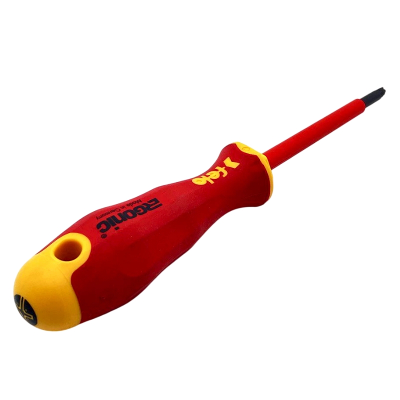 Отвертка диэлектрическая Felo Ergonic 41710290, крестовая +/- Z 1X80 (Германия) в Коврове