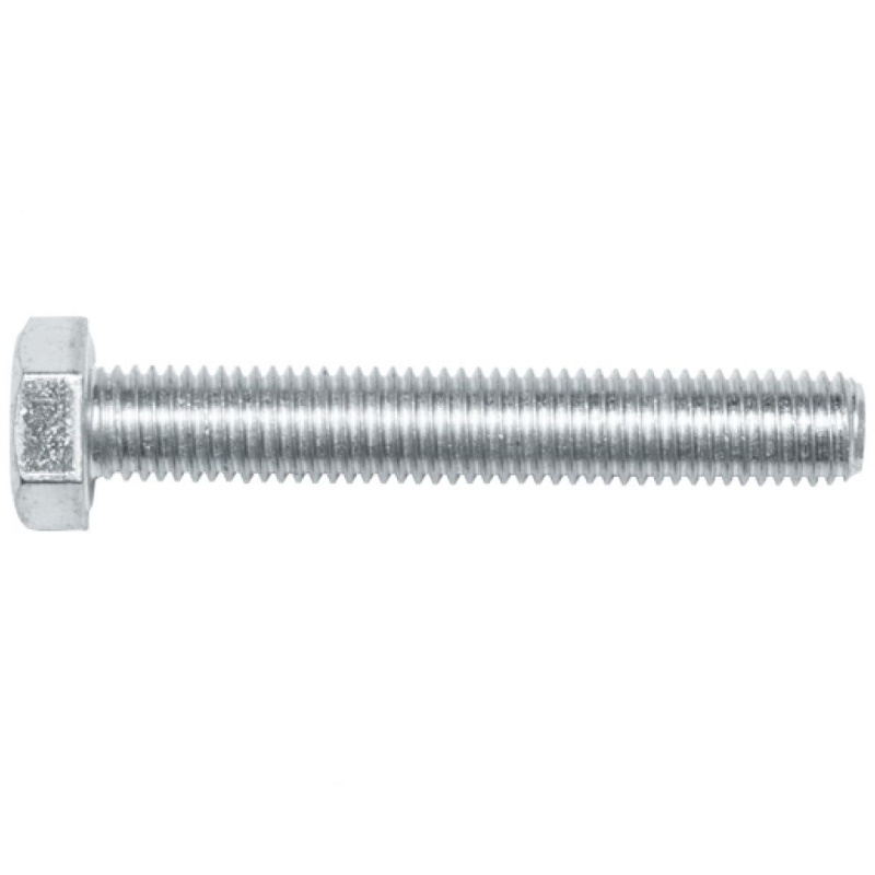Болт Starfix SMV1-23483-5, М16х30 мм, шестигранный, цинк, класс прочности 5.8, DIN 933, 5 кг в Муроме