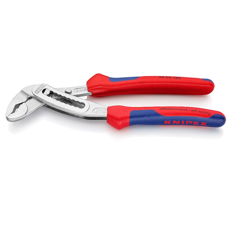 Клещи переставные Knipex ALLIGATOR KN-8805180, зев 42 мм, длина 180 мм, хром, 2-комп ручки в Туле