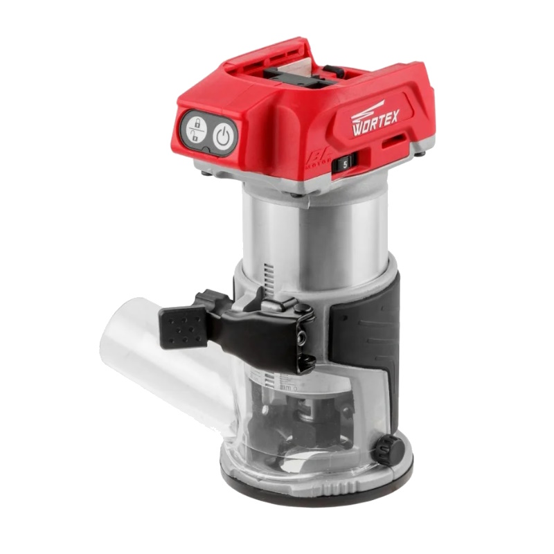 Аккумуляторный фрезер кромочный Wortex CMM 1835 ALL1 SOLO CMM183502629, в коробке, бесщеточный, 18 В, цанга 6/8, регулировка оборотов в Череповце