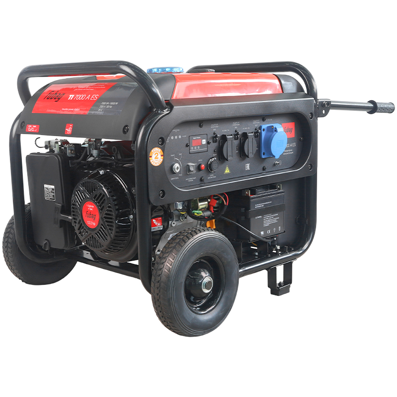 Электростанция инверторная Fubag TI 7000 A ES с электростартером и коннектором автоматики (6.5 кВт)