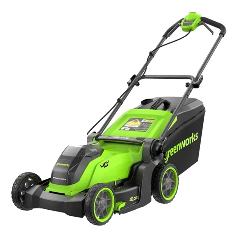 Газонокосилка аккумуляторная Greenworks GD40LM411 2521007UG, бесщеточная,  40V, 41 см, мульчирование в Угличе