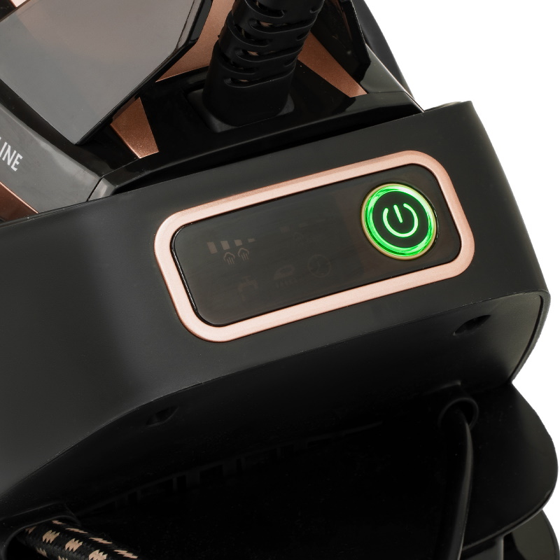 Парогенератор Galaxy Line GL 6173 4610264002472 черный 2600 Вт керамическое покрытие EasyGlide Pro давление пара 55 бар