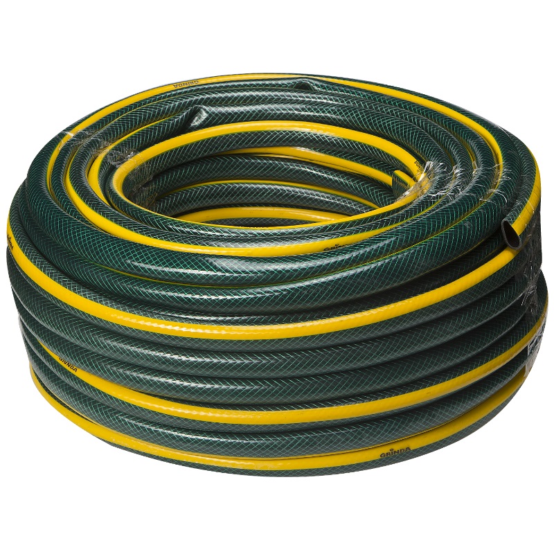 Шланг поливочный Grinda Standard 429000-3/4-50, 15 атм, армированный, трехслойный, 3/4