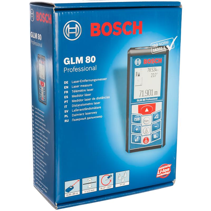 Лазерный дальномер Bosch GLM 80 Prof 0.601.072.300 во Владимире
