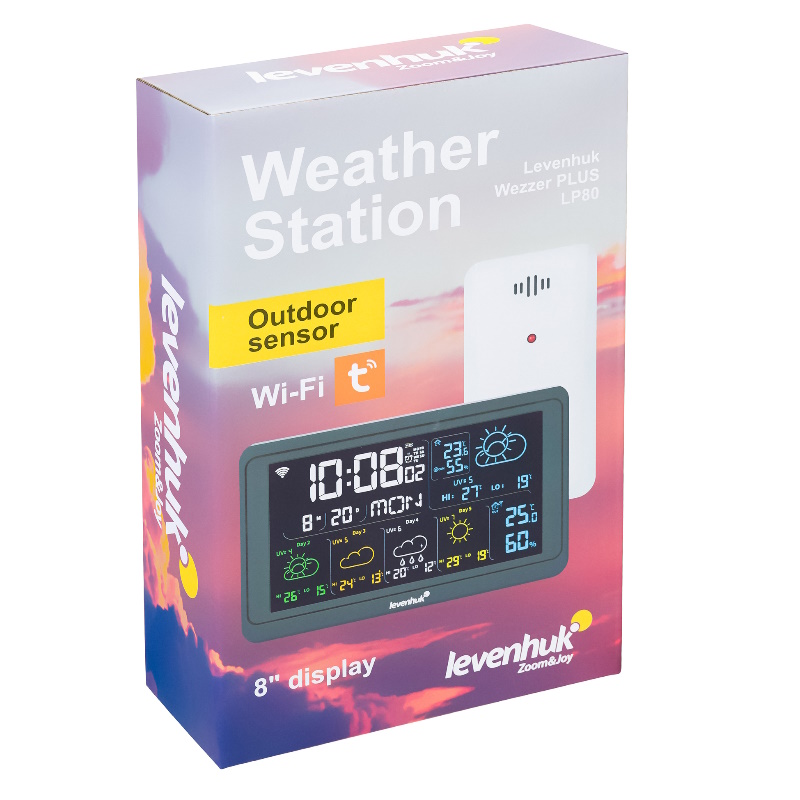 Метеостанция Levenhuk Wezzer PLUS LP80 78898