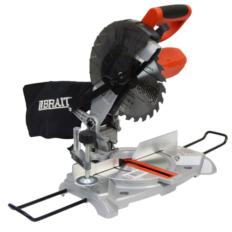 Пила торцовочная Brait BMS 210N 2101296063 1400 Вт 220В50Гц двигатель однофазный 6255₽