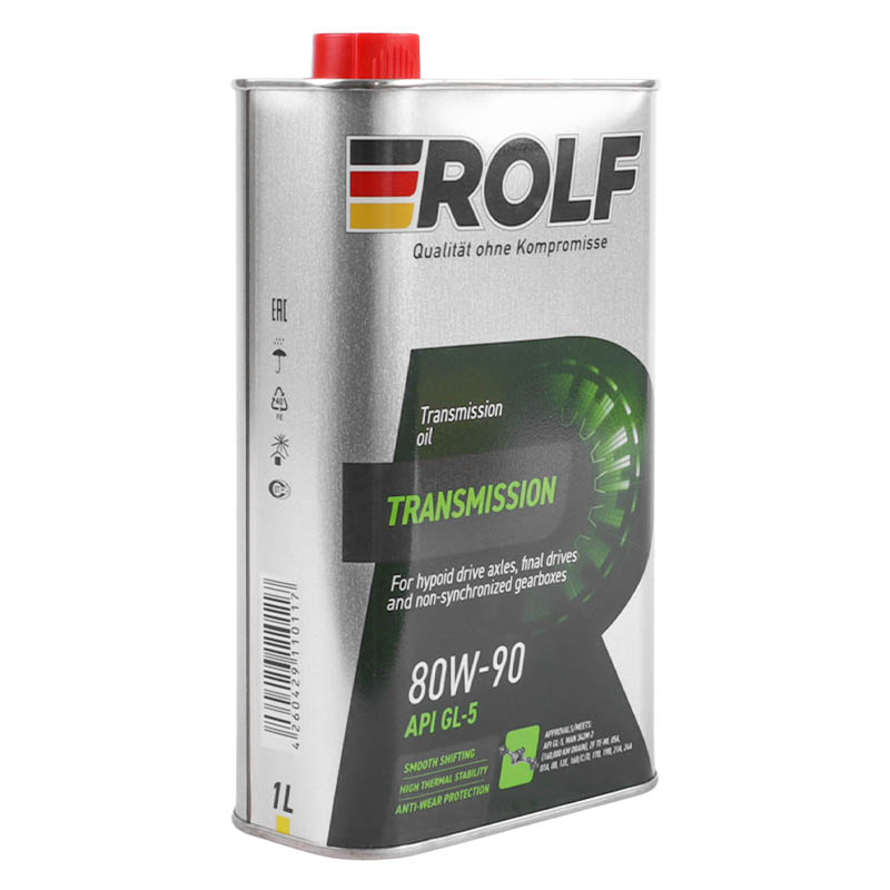 Масло трансмиссионное Rolf Transmission SAE 80W-90 API GL-5 1 л 9333305 в Костроме
